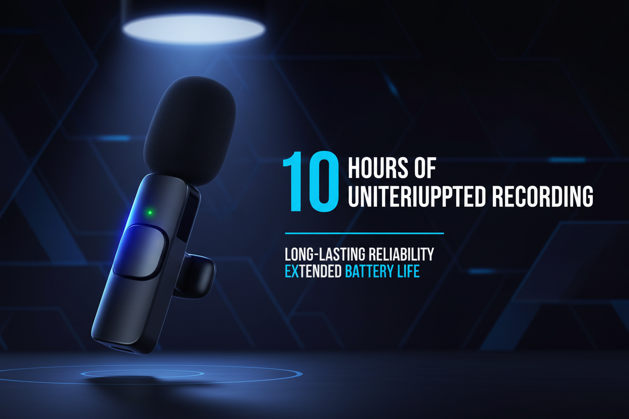 K8 Microphone - 10 Hours Battery
