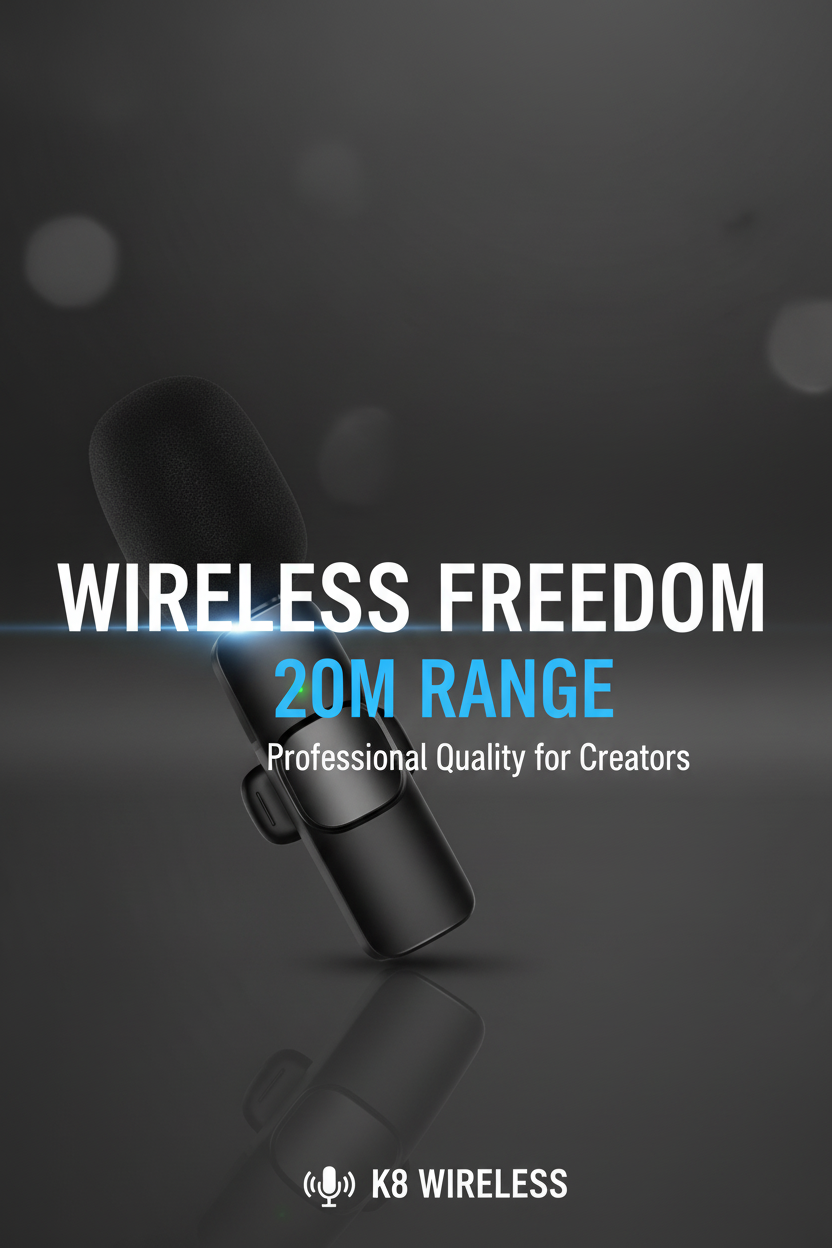 K8 Microphone - Wireless Freedom